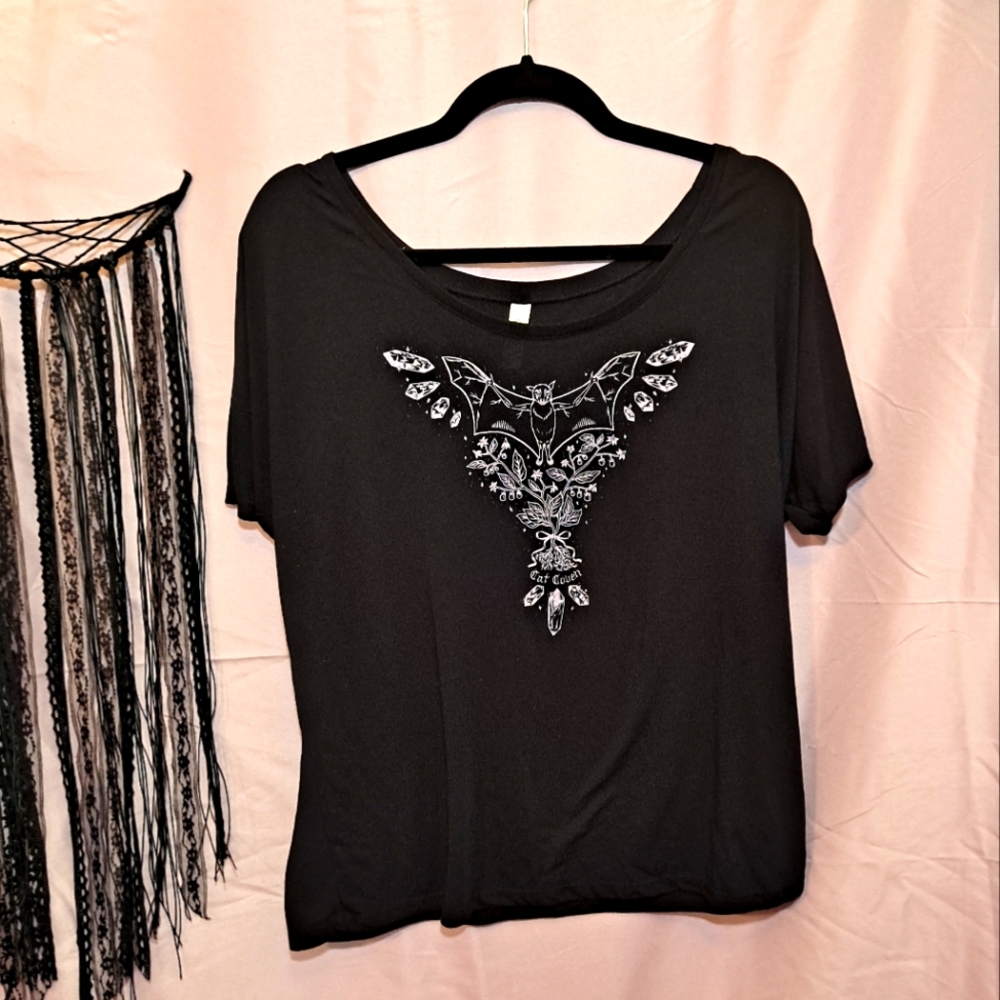Bat 🦇 Wide Neck Soft Tee